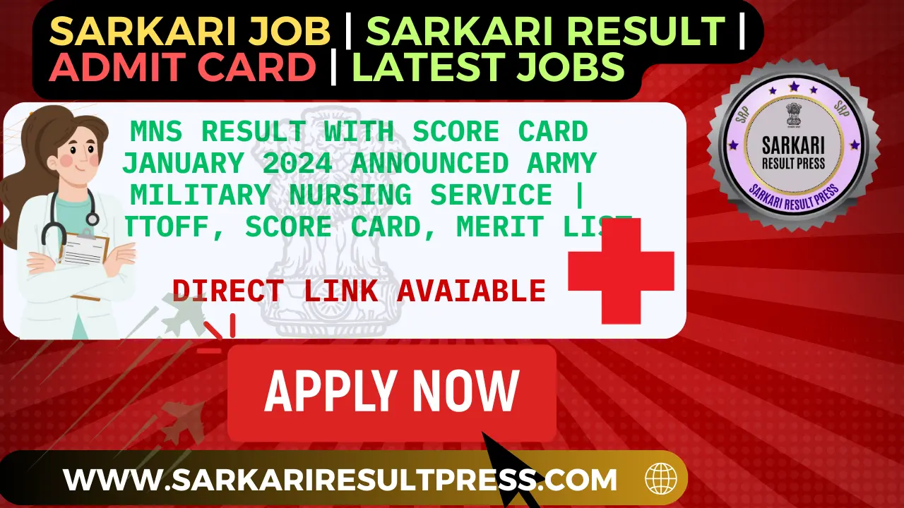 MNS Result with Score Card January 2024